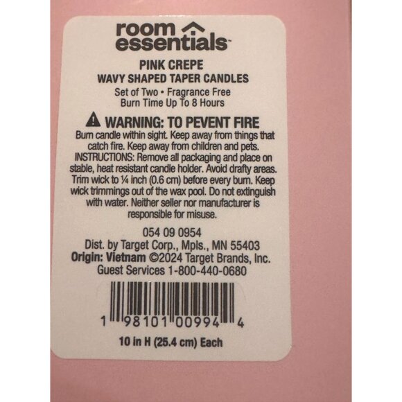 8 Sets of 2 Modern Wavy & Diamond Taper Candles – Olive, Mauve, Plum Tones - 16 - Picture 4 of 6